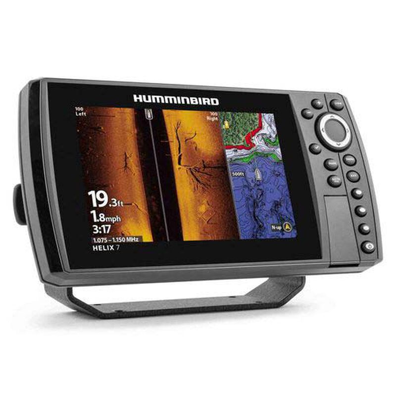 Sondeur Humminbird H&eacute;lix 7 G4N Chirp + Mega SI, Sonde TA et T&deg; - Sondeurs/Gps | Pacific P&ecirc;che
