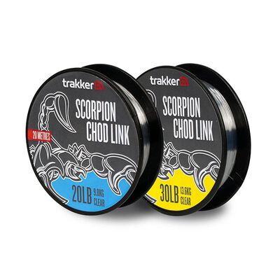 Bas de ligne carpe Trakker Scorpion chod Link 20 m - Fluorocarbone BDL | Pacific P&ecirc;che