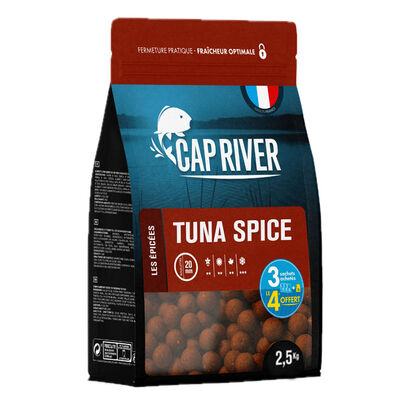 Bouillettes Cap River Tuna Spice 2.5kg - Denses | Pacific P&ecirc;che