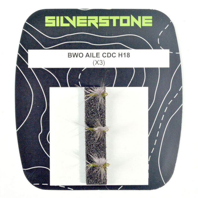 Mouche s&egrave;che silverstone bwo aile cdc h18 (x3) - S&egrave;ches | Pacific P&ecirc;che