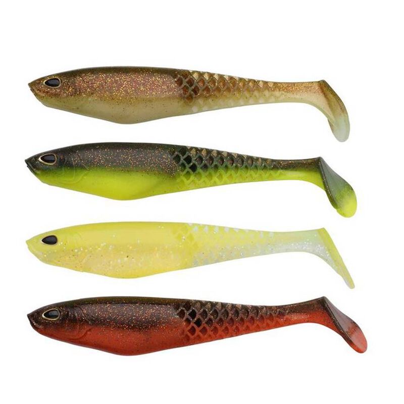 Pack Leurre Souple Berkley Cullshad Mixpack 12.5cm (x4) - Shads | Pacific P&ecirc;che