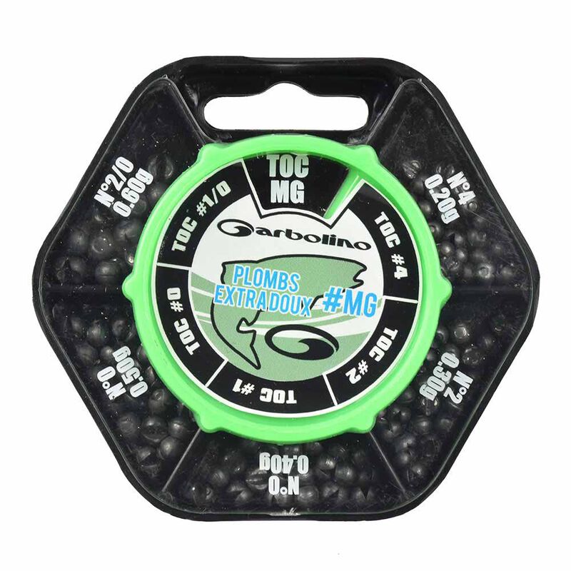 Boite Distributrice Plombs Garbolino Extra Doux - Plombs Fendus | Pacific P&ecirc;che