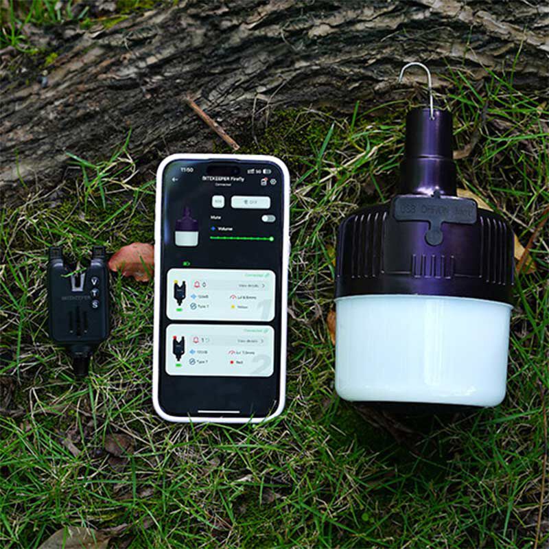 Lampe Biwy Alarme Rippton Bitekeeper Firefly Bite Alarm Bivvy Light System - Biwy | Pacific P&ecirc;che