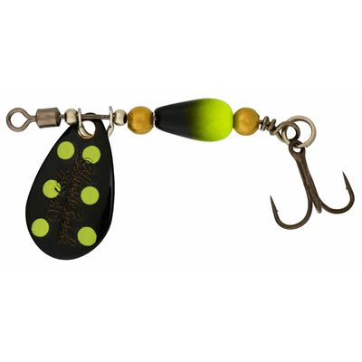 Cuill&egrave;re Tournante Daiwa SilverCreek Spinner Black/Yellow Dots - Cuill&egrave;res Tournantes | Pacific P&ecirc;che