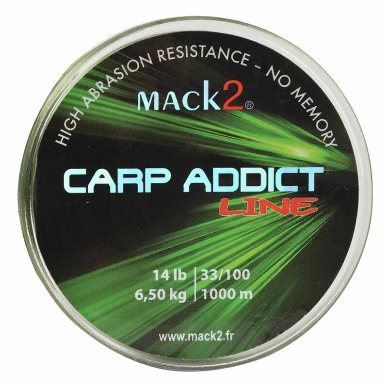 Nylon carpe mack2 carp addict line 1000 m - Monofilament | Pacific P&ecirc;che