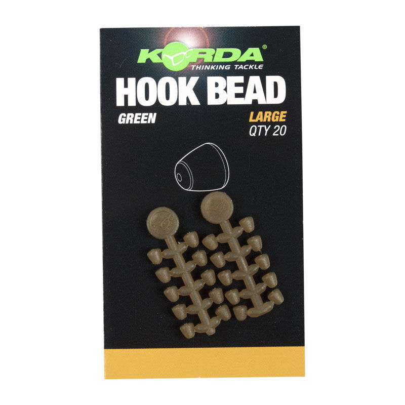 Perles pour hame&ccedil;on carpe korda large hook bead - Perles | Pacific P&ecirc;che