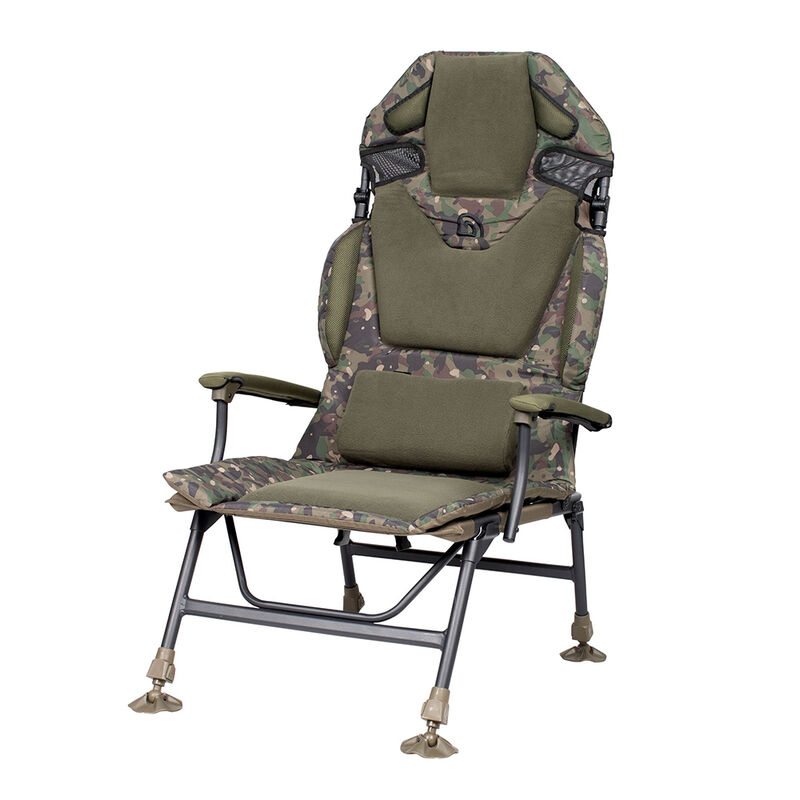 Level Chair Trakker Levelite Camo Longback Chair - Levels Chair | Pacific P&ecirc;che