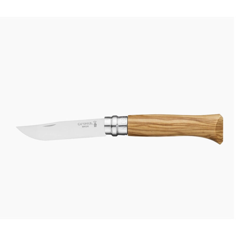 Couteau Opinel Plumier n&deg;08 Olivier + &Eacute;tui - Coutellerie | Pacific P&ecirc;che