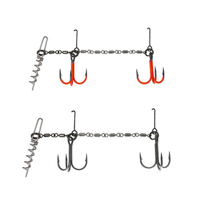Monture VMC Double Pike Chain Size L (x1) - Hame&ccedil;ons et montages | Pacific P&ecirc;che
