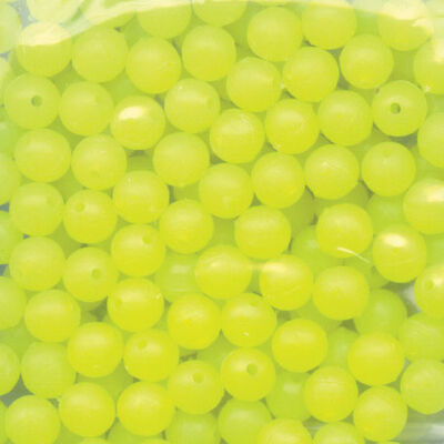 Perles rondes de montage mer flashmer perle balais fluo (x50) - Perles | Pacific P&ecirc;che