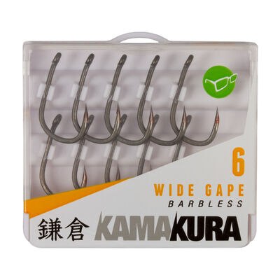 Hame&ccedil;on Sans Ardillon Korda Kamakura Wide Gape Barbless (x10) - Hame&ccedil;ons | Pacific P&ecirc;che