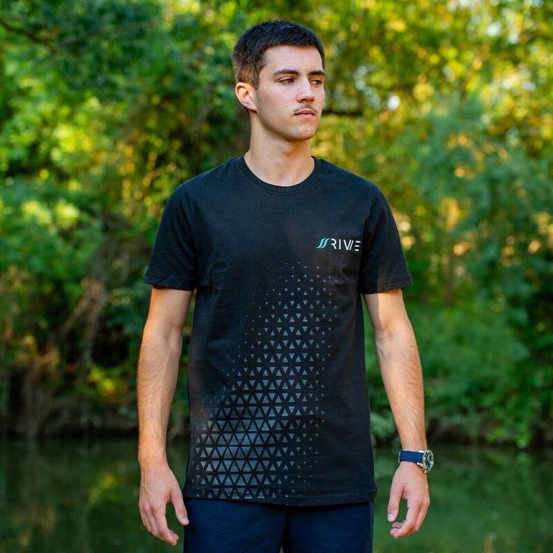 T-shirt Rive TF Black - T-shirts manches courtes | Pacific P&ecirc;che
