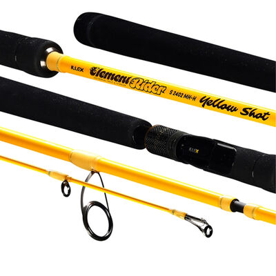 Canne Spinning ILLEX Element Rider X5 MH-H Yellowshot 2m40 15-50g - Cannes lancer | Pacific P&ecirc;che