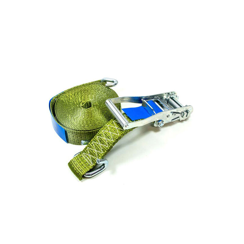 Sangle &agrave; Cliquet Corderie Mesnard 50mm, 9m, Kaki - Cordages/Chaines | Pacific P&ecirc;che