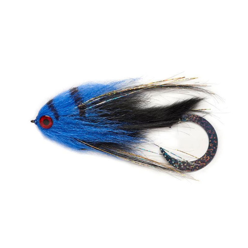 Mouche &agrave; brochet silverstone broc wiggle blue 6/0 - Streamers | Pacific P&ecirc;che