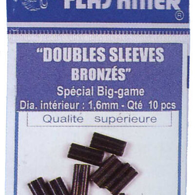 Doubles sleeves flashmer (pochette de 10 pi&egrave;ces) - Sleeves/Cosses | Pacific P&ecirc;che