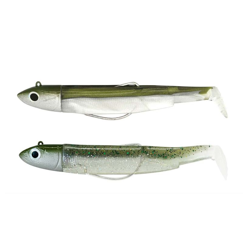 Leurre Souple Shad Fiiish Double Combo Black Minnow Off Shore 7cm, 6g + 3g - Shads | Pacific P&ecirc;che