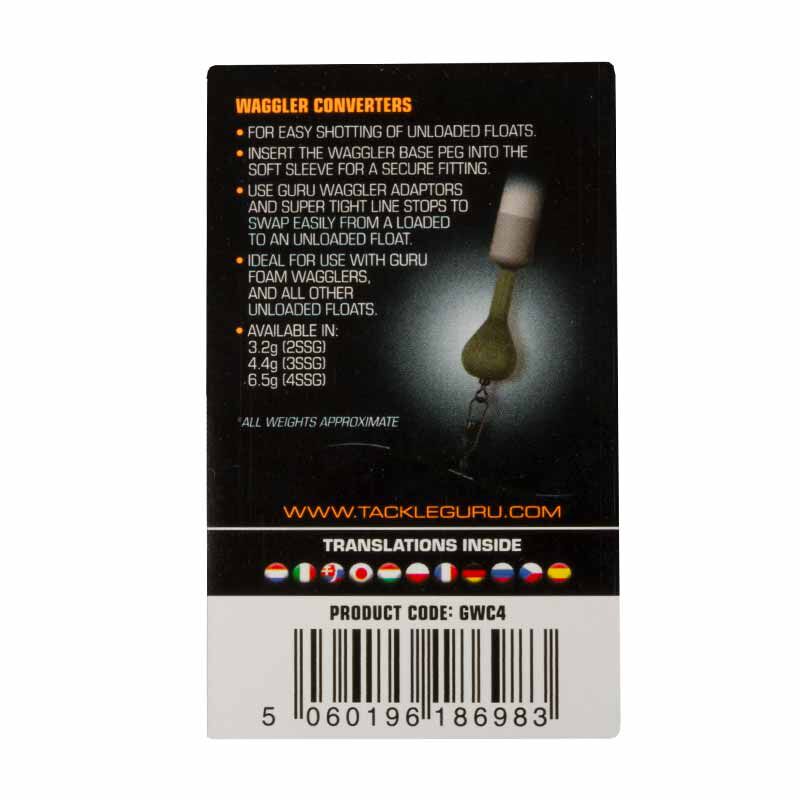 Embase pour flotteur anglaise coup guru waggler converters (x2) - Pellet Wagglers | Pacific P&ecirc;che