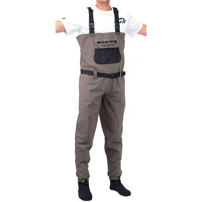 Waders respirants daiwa 3 couches chausson n&eacute;opr&egrave;ne - Waders respirants | Pacific P&ecirc;che