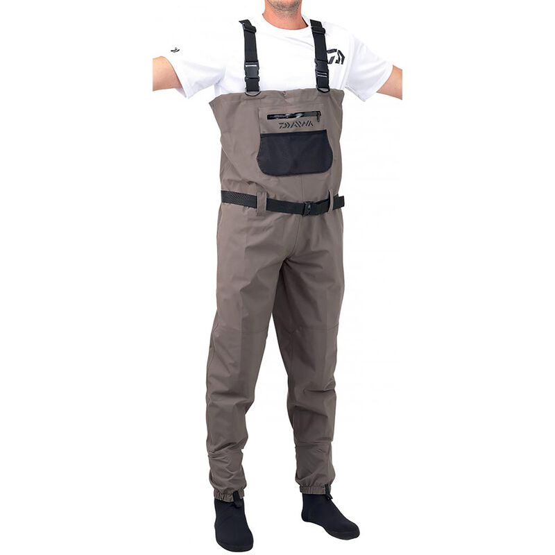 Waders respirants daiwa 3 couches chausson n&eacute;opr&egrave;ne - Waders respirants | Pacific P&ecirc;che