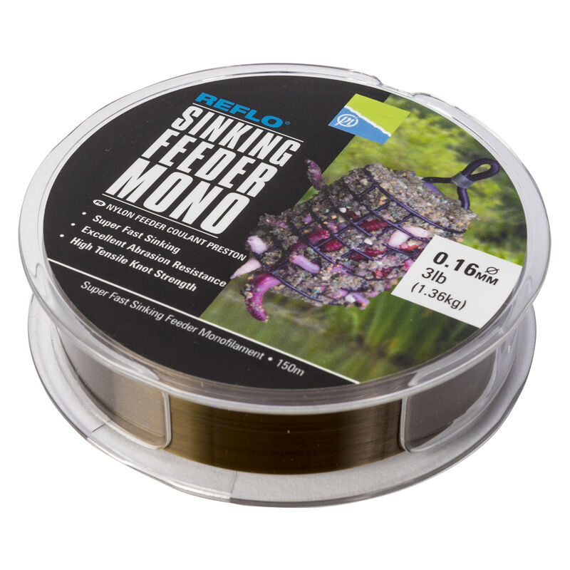 Nylon coup preston sinking feeder monofilament 150m - Fils de p&ecirc;che feeder | Pacific P&ecirc;che