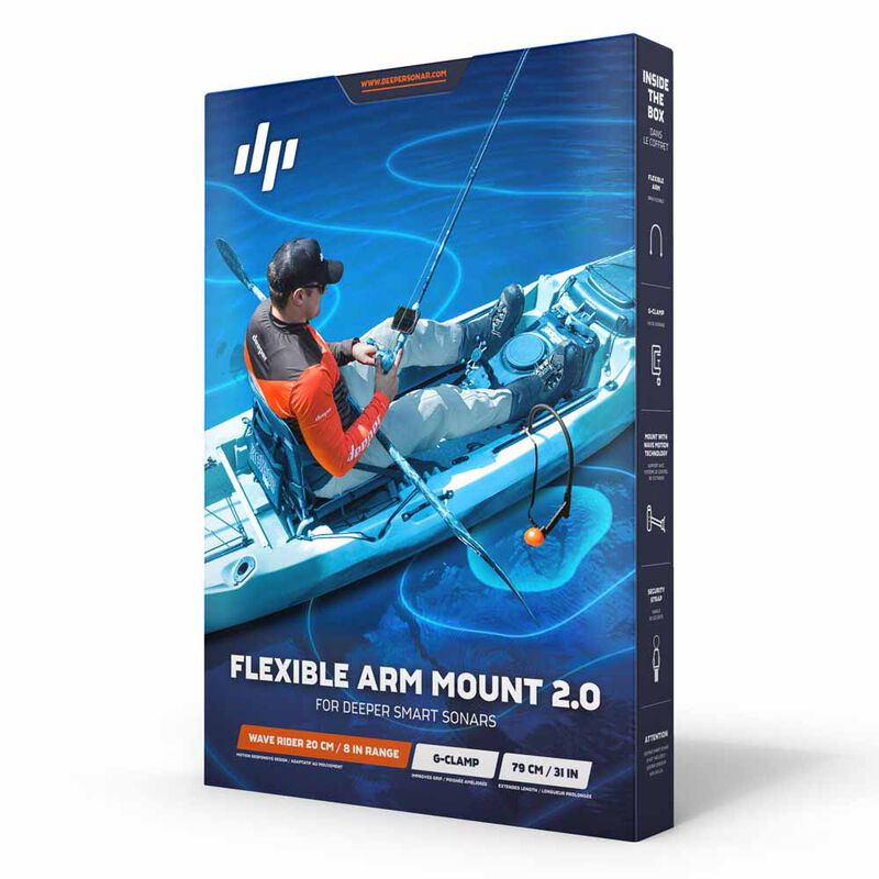 Bras de fixation flexible deeper gen2 - Sondeurs | Pacific P&ecirc;che