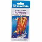 Train de plume filaments flashmer 3 hame&ccedil;ons taille 1/0 - Bas de Lignes / Lignes Mont&eacute;es | Pacific P&ecirc;che