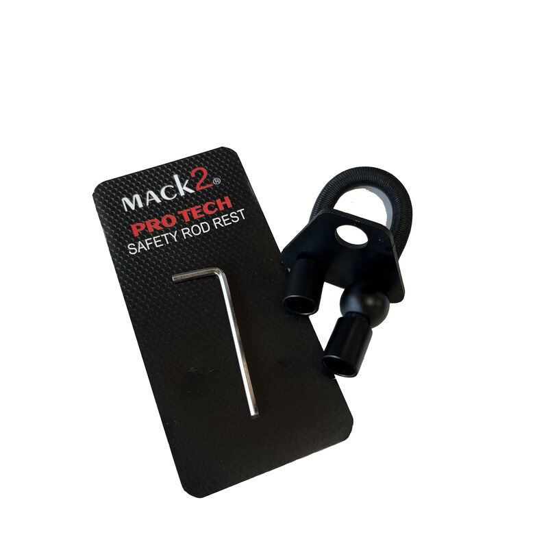 Attache Canne Mack2 Pro Tech Safety Rod Rest - Supports avant et arri&egrave;re | Pacific P&ecirc;che