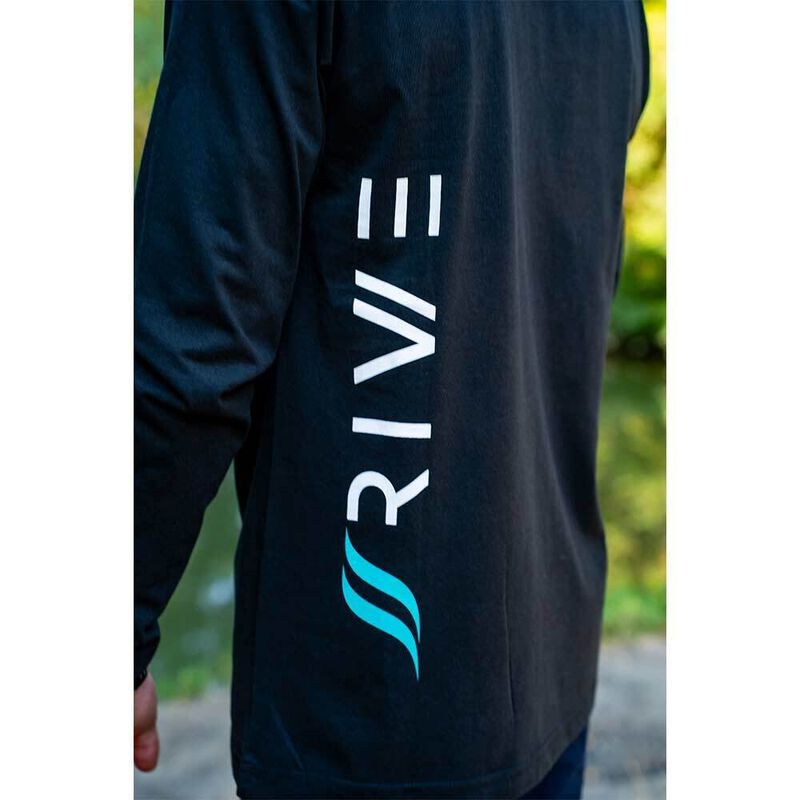 T-shirt &agrave; manches longues Noir Rive - T-shirts manches longues | Pacific P&ecirc;che