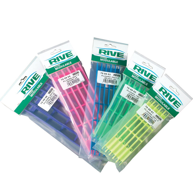 Plioirs RIVE Violet 26x2.4cm (x5) - Plioirs | Pacific P&ecirc;che