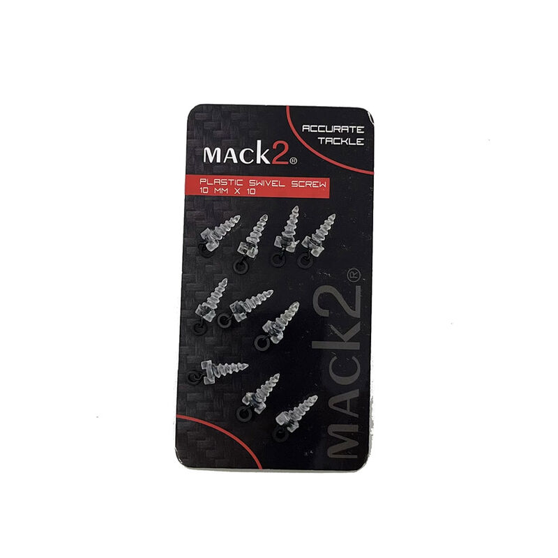 Vrilles Accroche Bouillette Mack2 Plastic Swivel Screw x10 - Accroche app&acirc;ts | Pacific P&ecirc;che