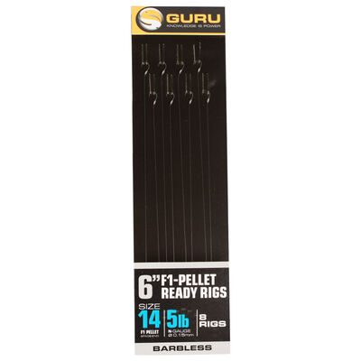 Hame&ccedil;ons mont&eacute;s coup guru f1 pellet pole rigs 15cm (x8) - Hame&ccedil;ons &agrave; Oeillets | Pacific P&ecirc;che