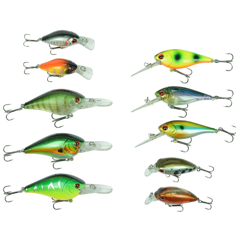 Kit Leurres Durs Redfish 10 Crankbaits - D&eacute;couverte P&ecirc;che du Carnassier | Pacific P&ecirc;che