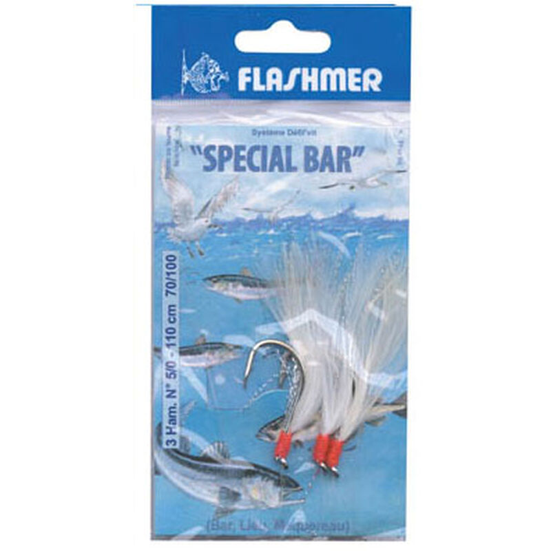 Bas de ligne mer flashmer special bar n&deg;3/0 - Bas de Lignes / Lignes Mont&eacute;es | Pacific P&ecirc;che