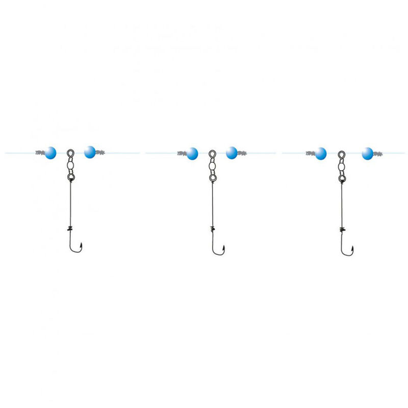 Palangre flashmer pro 100m 20 hamecons - Bas de Lignes / Lignes Mont&eacute;es | Pacific P&ecirc;che