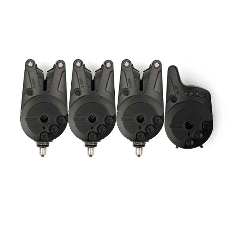 Coffret 3 D&eacute;tecteurs + Centrale Trakker DB7-R 3 Rod Bite Alarm Set - Coffrets d&eacute;tecteurs | Pacific P&ecirc;che