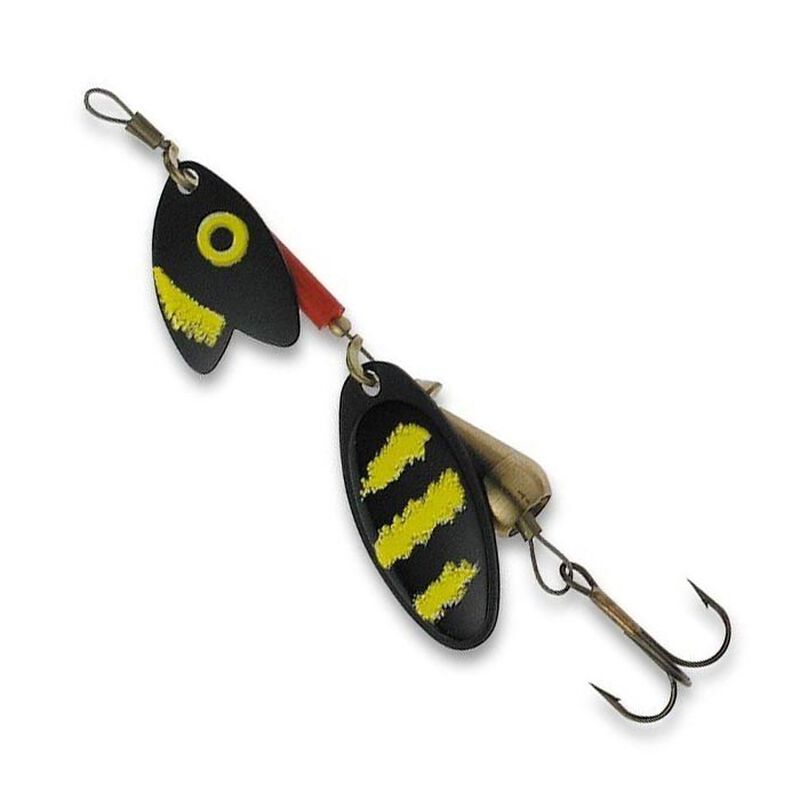 Cuill&egrave;re tournante truite mepps tandem truite noir/jaune (x1) - Cuill&egrave;res | Pacific P&ecirc;che