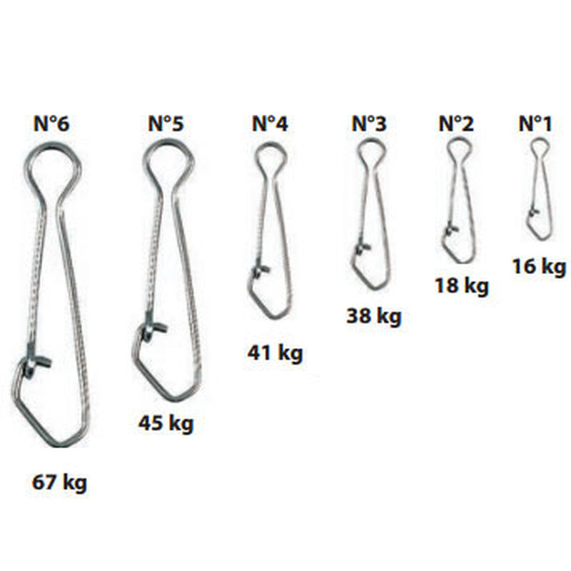 Agrafes flashmer rapide inox quick (x10) - Agrafes | Pacific P&ecirc;che