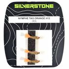 Mouche silverstone nymphe tag orange h12 (x3) - Nymphes | Pacific P&ecirc;che