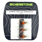 Mouche silverstone nymphe tungst&egrave;ne col orange h12 (x3) - Nymphes | Pacific P&ecirc;che