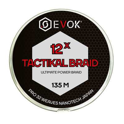 Tresse Evok Tactikal Braid 12 Brins Jaune 135m - Tresses | Pacific P&ecirc;che
