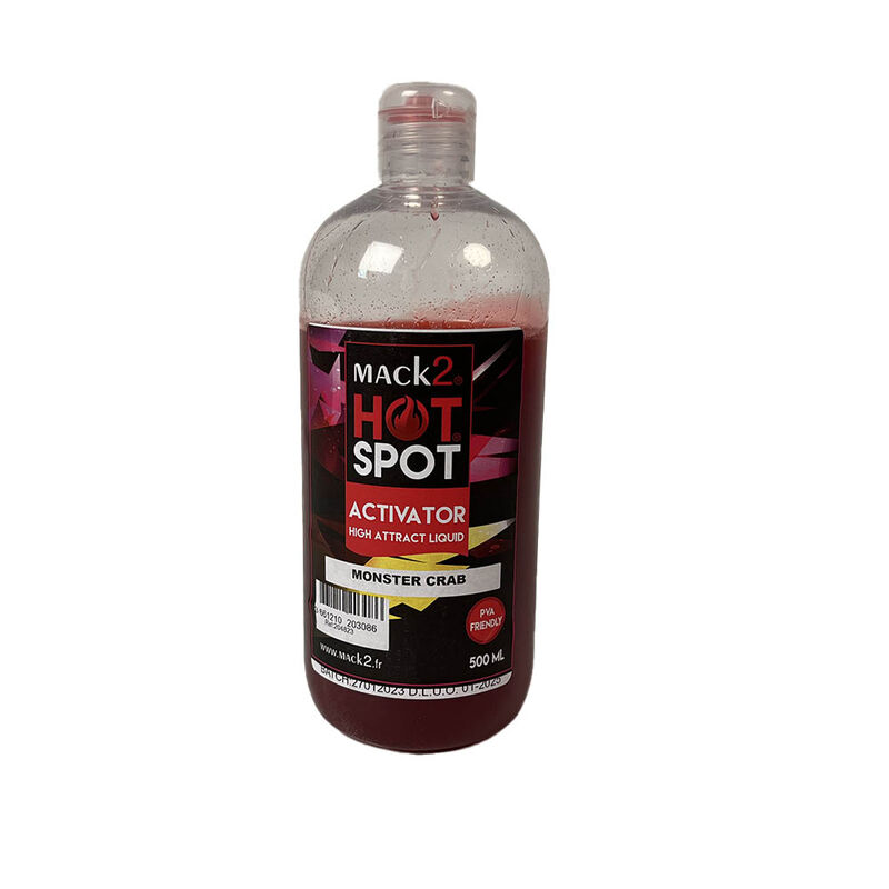 Booster carpe mack2 activator monster crab 500ml - Boosters / dips | Pacific P&ecirc;che