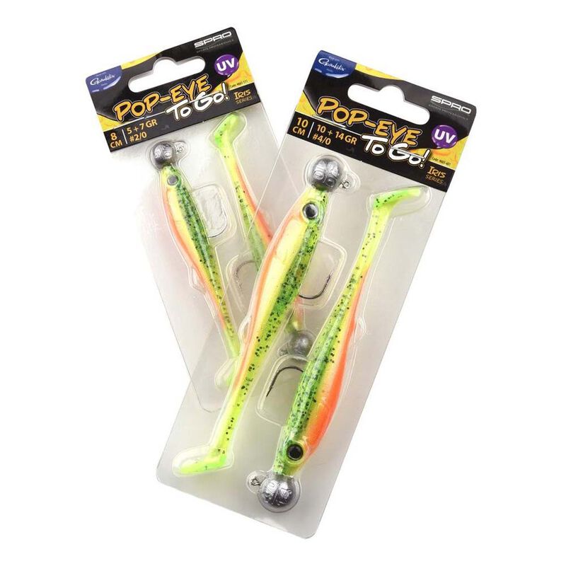Leurre Souple Shad Pr&eacute;mont&eacute; Spro Iris Popeye To-GO 14cm - Shads | Pacific P&ecirc;che