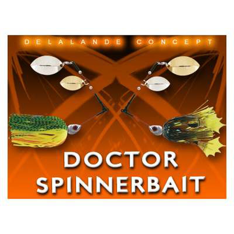 Leurre m&eacute;tallique spinnerbait carnassier delalande spinner flex 14g - Spinnerbaits | Pacific P&ecirc;che