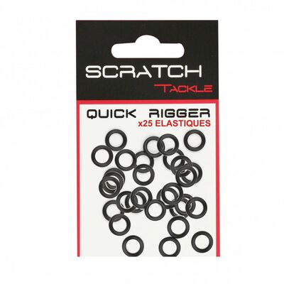 Elastiques scratch tackle pour quick rigger - Worms | Pacific P&ecirc;che