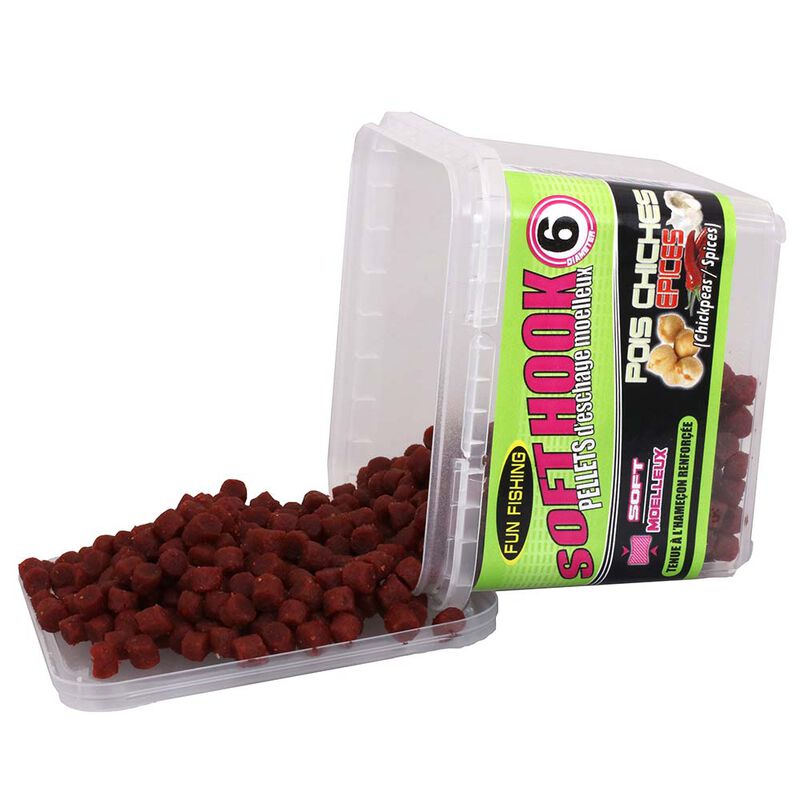 Pellet d'Eschage Soft Hook Pellets Pois Chiche Epice 110G - Pellets Mous | Pacific P&ecirc;che