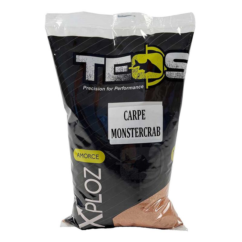 Amor&ccedil;e Teos Xploz Carpe Monster Crab 1kg - Amorces | Pacific P&ecirc;che
