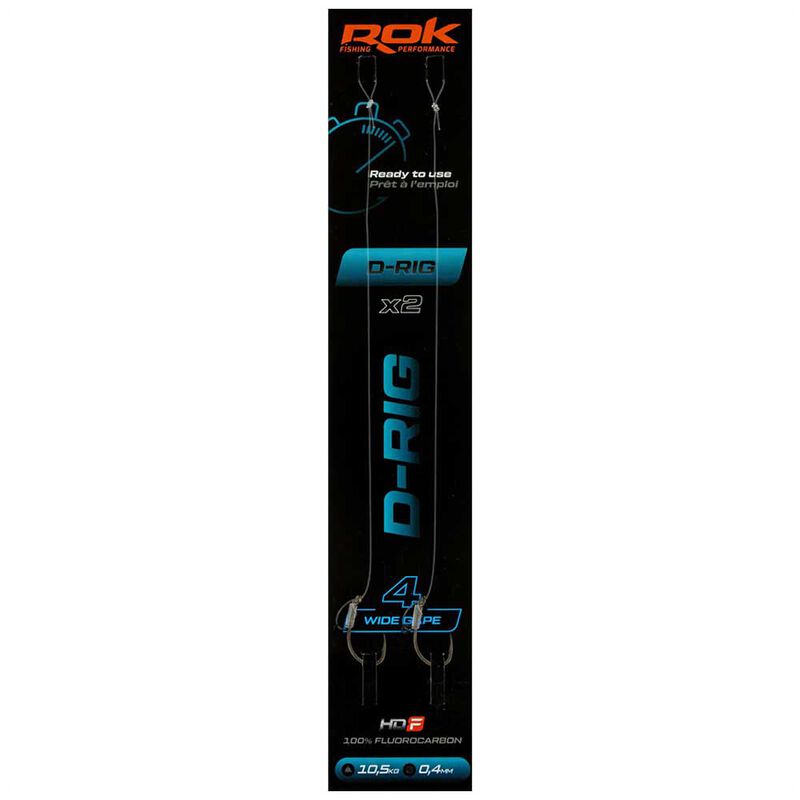 Bas de ligne Rok D-Rig Wide Gape x2 - Bas de Ligne Mont&eacute;s | Pacific P&ecirc;che