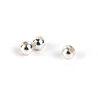 Billes Fendues Textreme Tungsten Slotted Beads Silver (x20) - Billes | Pacific P&ecirc;che