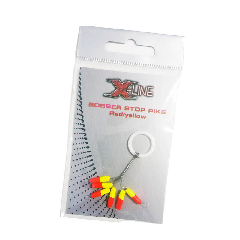 Stop float x-line bobber stop pike rouge/jaune - Carnassier au pos&eacute; | Pacific P&ecirc;che